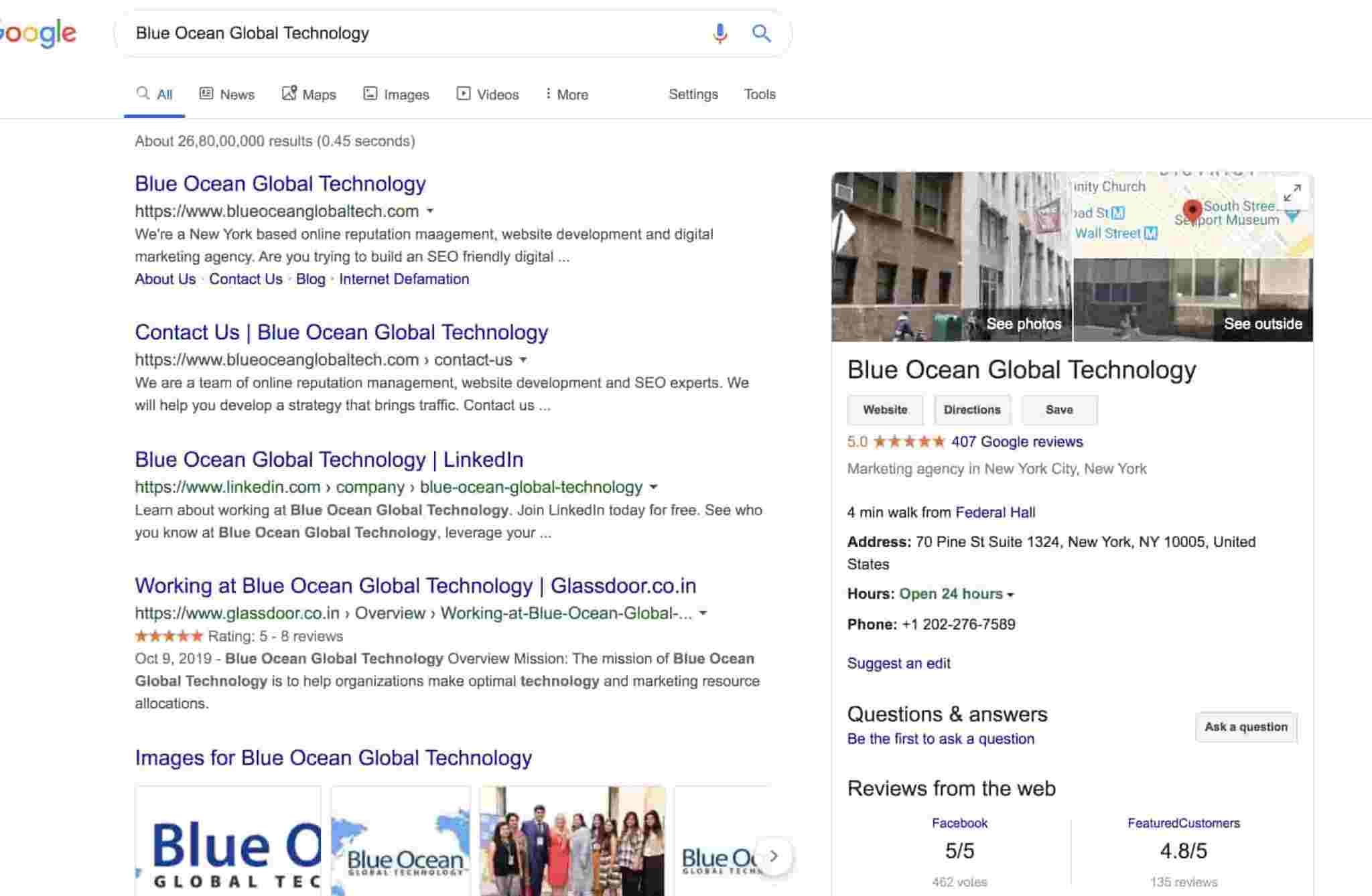 Blue Ocean Global Technology - Best SEO company in USA