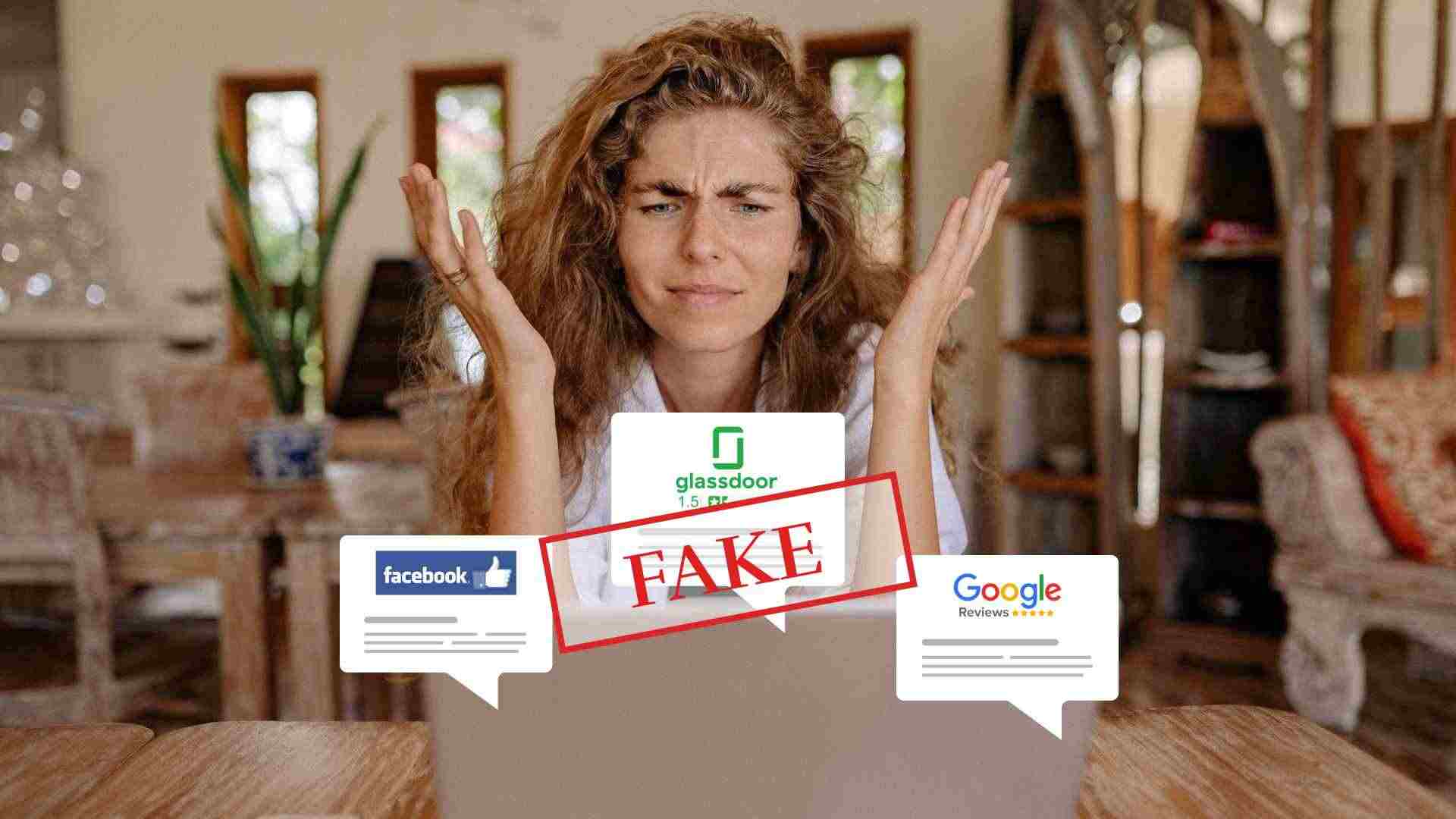 Manage Fake Reviews Illustration