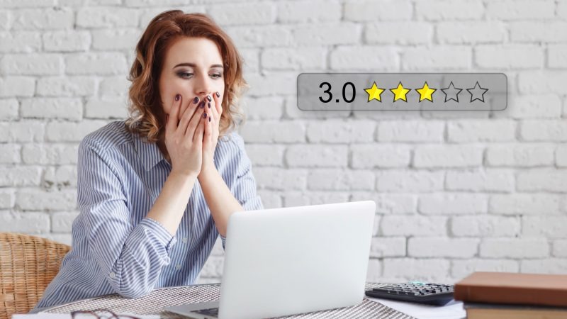 A visual depicting the negative effects of bad Google reviews on businesses