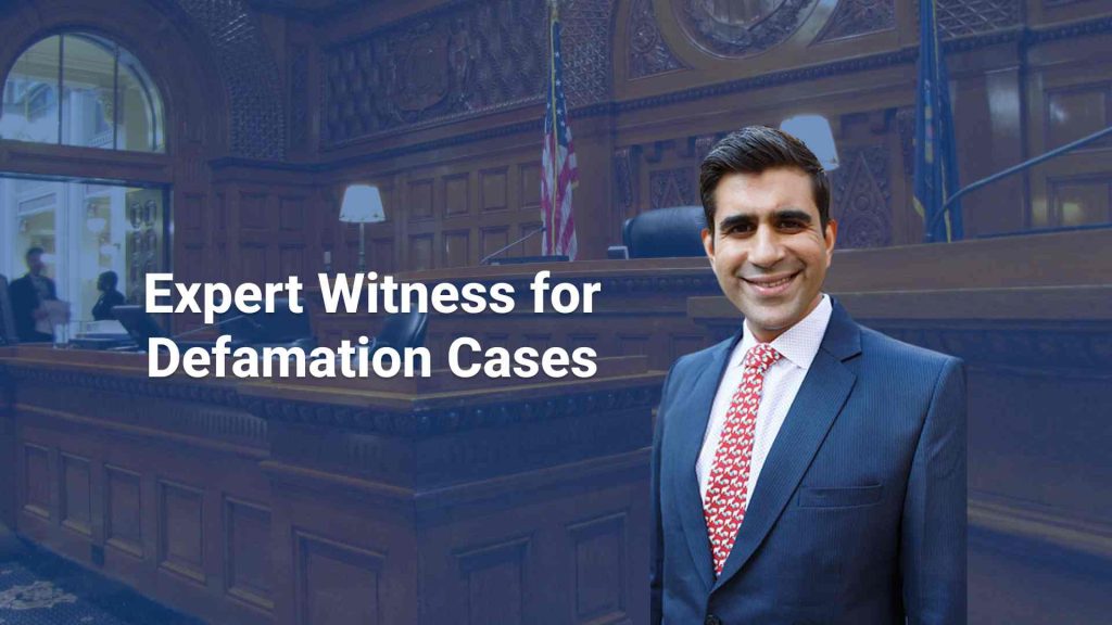 Image of sameer somal - Expert witness for defamation cases