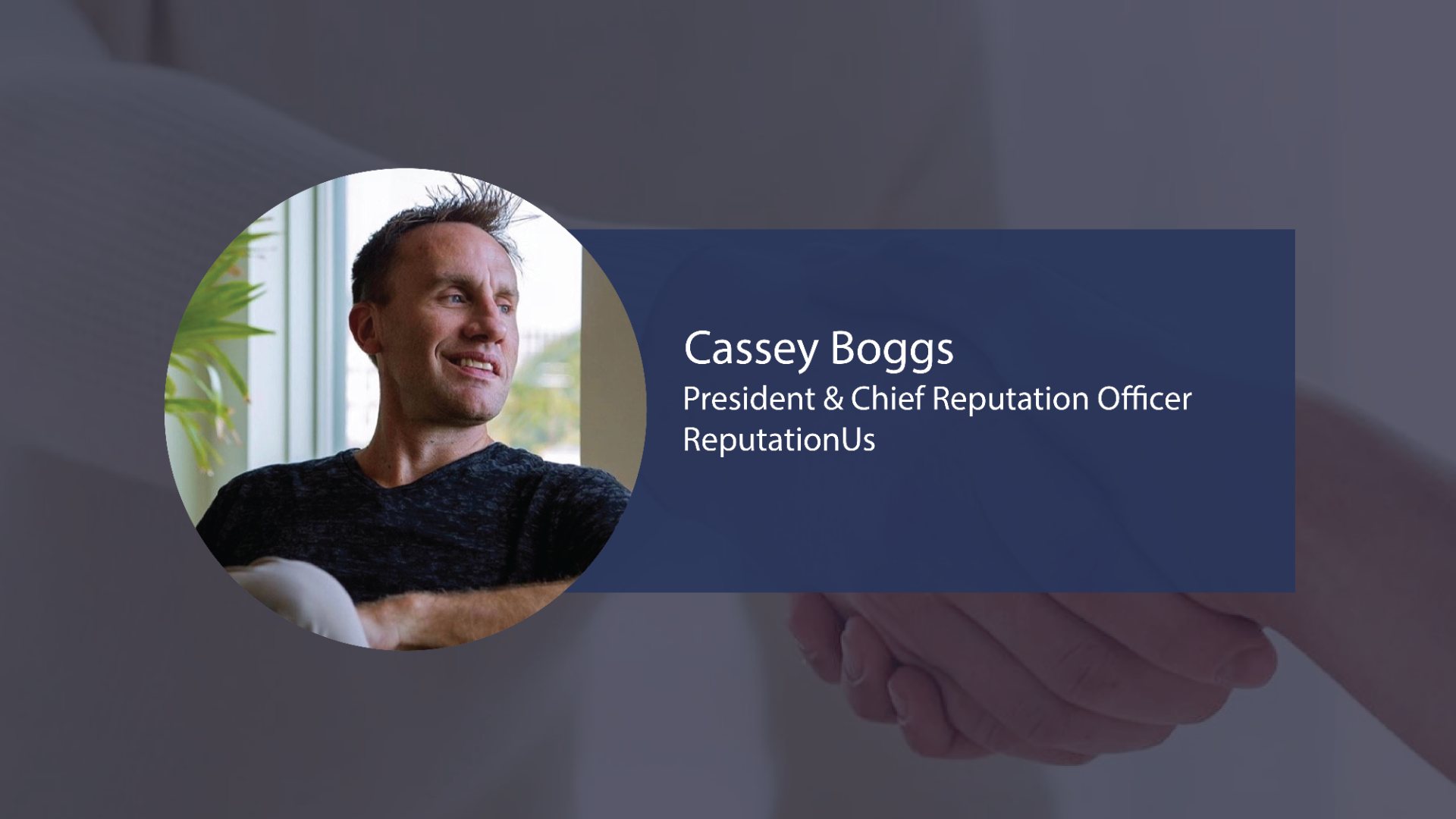 Blue Ocean Global Technology Interviews Casey Boggs of ReputationUs
