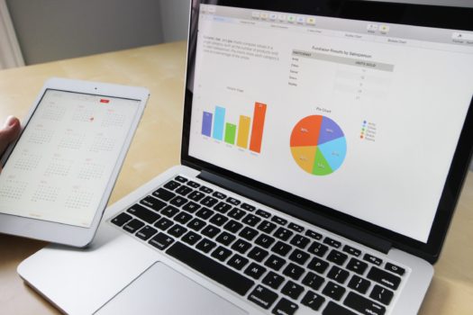 graphs and pie charts