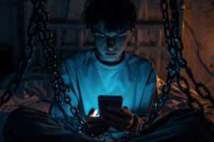 teenage-boy-is-being-online-manipulated-by-a-blackmailer