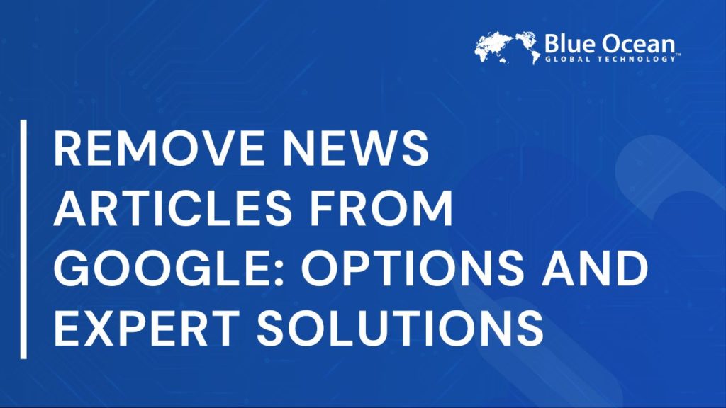 Remove News Articles From Google