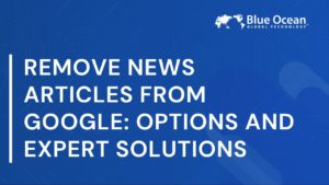 Remove News Articles From Google