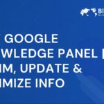 Edit Google Knowledge Panel