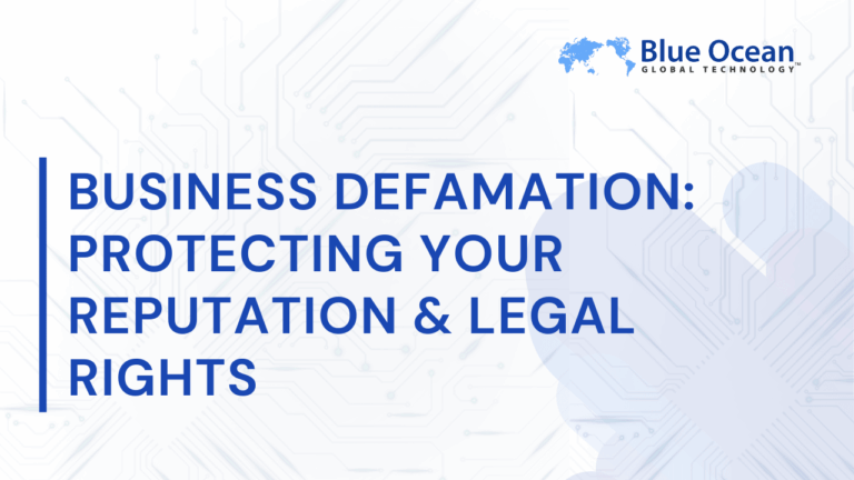 Business Defamation Protecting Your Reputation & Legal Rights