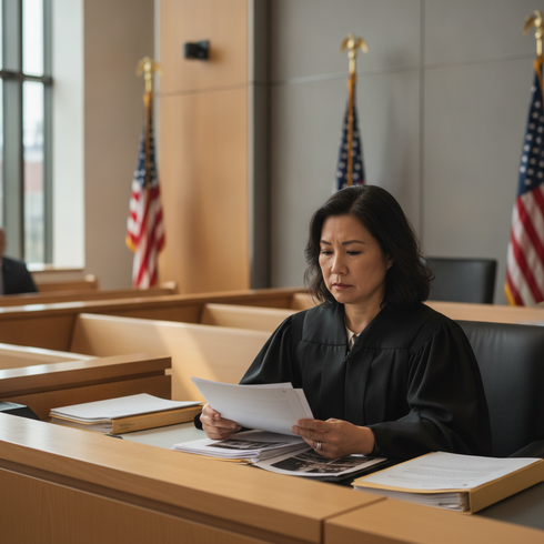judge-evaluating-evidence-courtroom-qualified-privilege.png