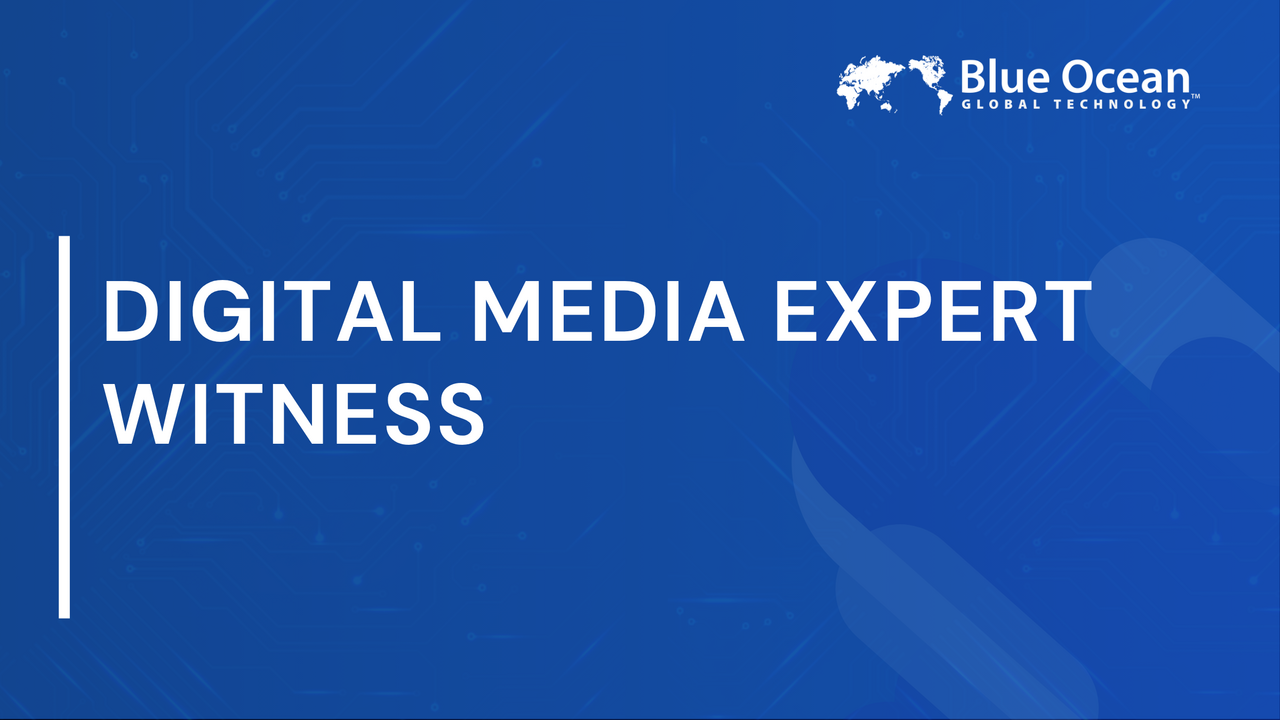 Digital Media Expert Witness |  Role, Value, and Case Impact