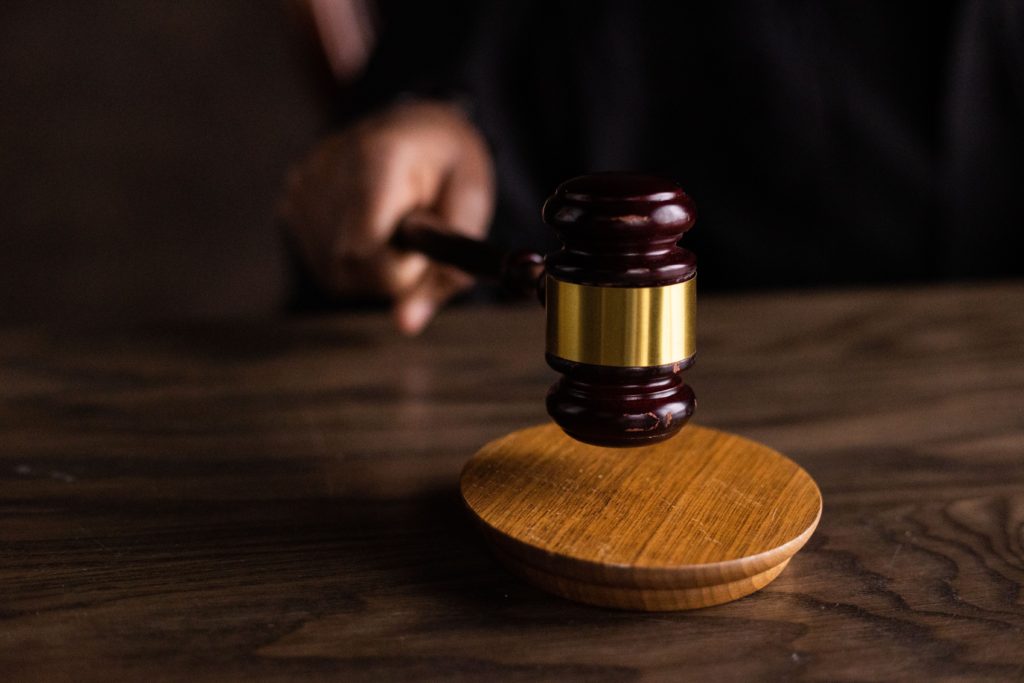 Wooden gavel symbolizing legal action for defamation and trade libel claims
