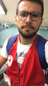 Raymond Soussa at the Red Cross.