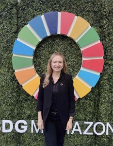 Tarja at the United Nations General Assembly (UNGA) week in New York City, sharing insights on AI and the future of work.